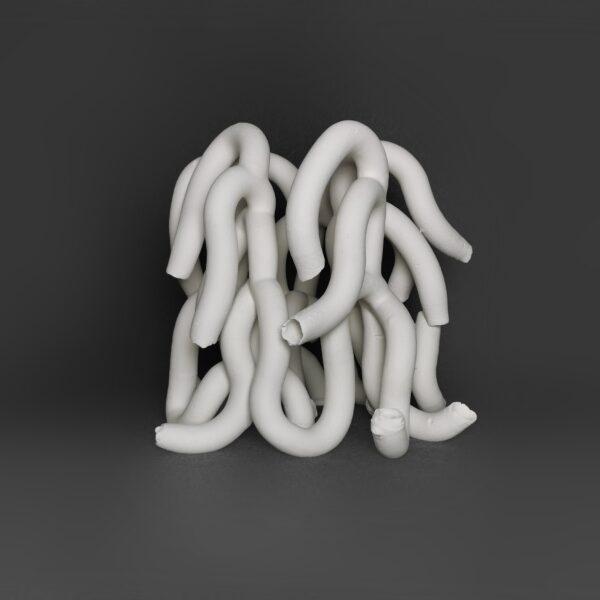 Sculpture White Tubes' Form-(1), Mingshu Li