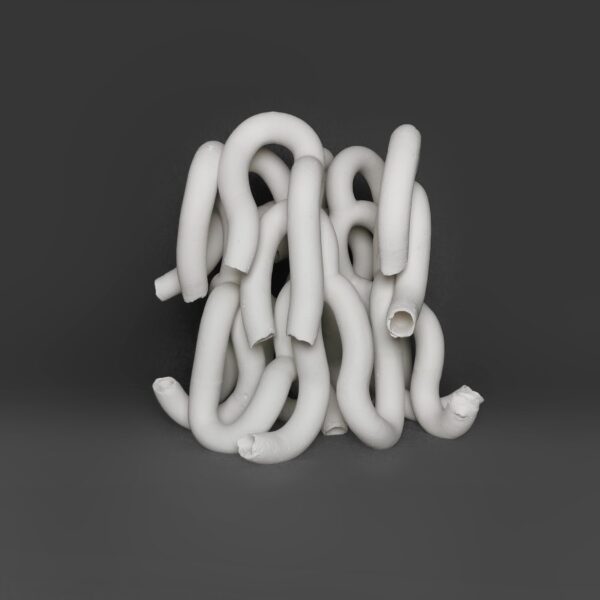 Sculpture White Tubes' Form-(1), Mingshu Li - Bilde 2