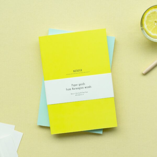 Softbound notebook with satin ribbon (personalised), All Pine Press - Bilde 4