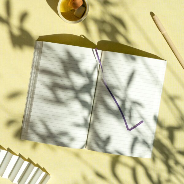 Softbound notebook with satin ribbon (personalised), All Pine Press - Bilde 10