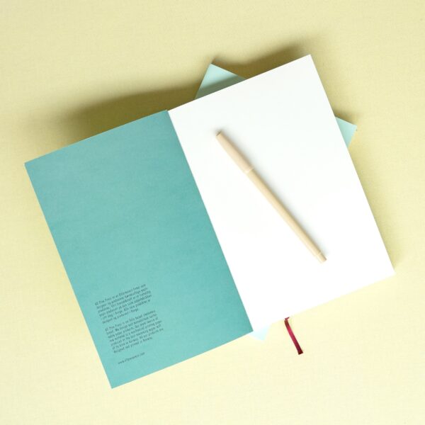 Softbound notebook with satin ribbon (personalised), All Pine Press - Bilde 7