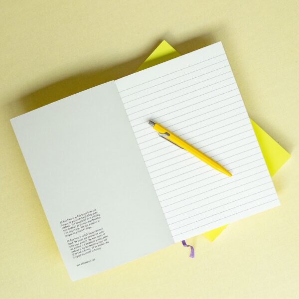 Softbound notebook with satin ribbon (personalised), All Pine Press - Bilde 6