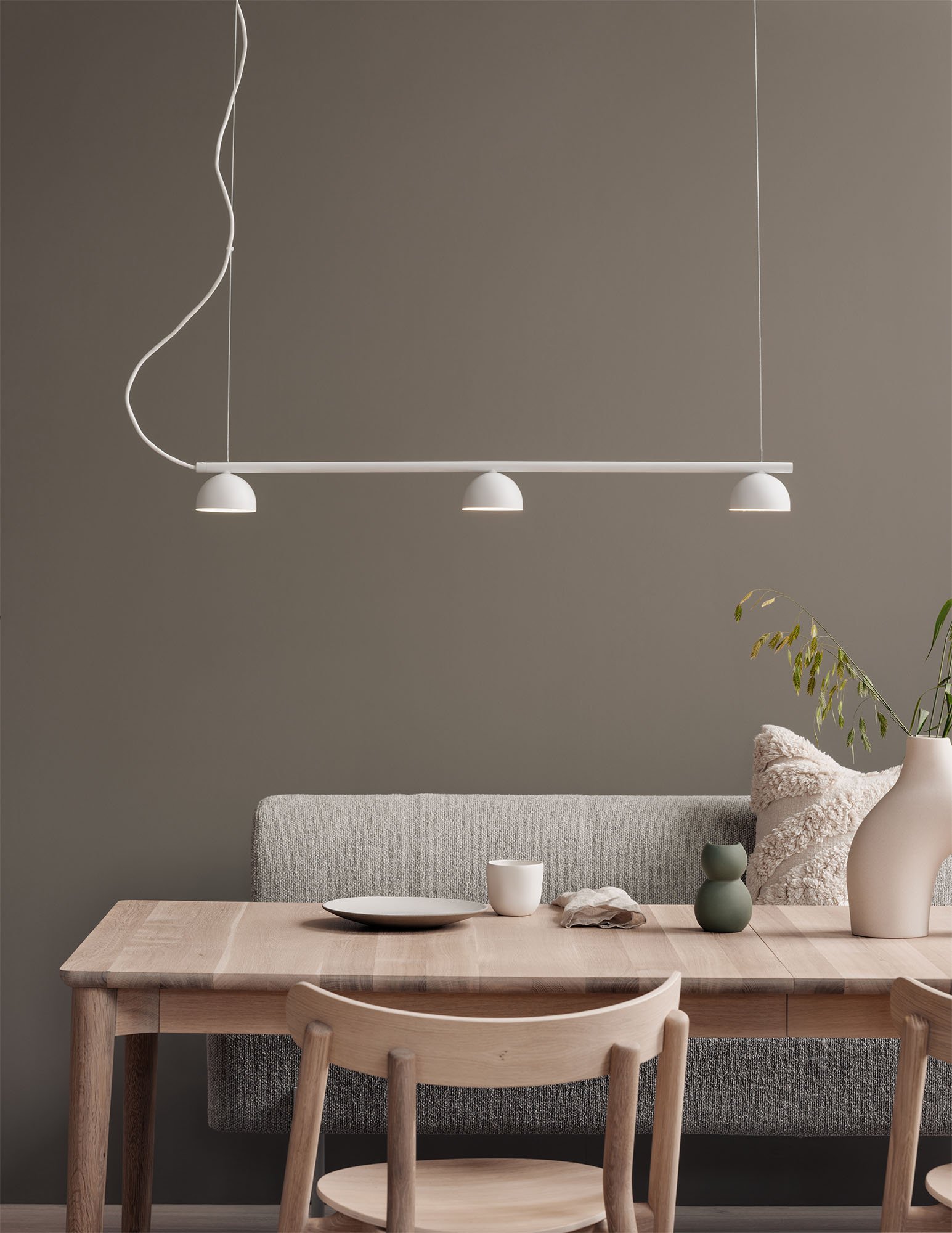 Blush rail pendant lamp, Northern