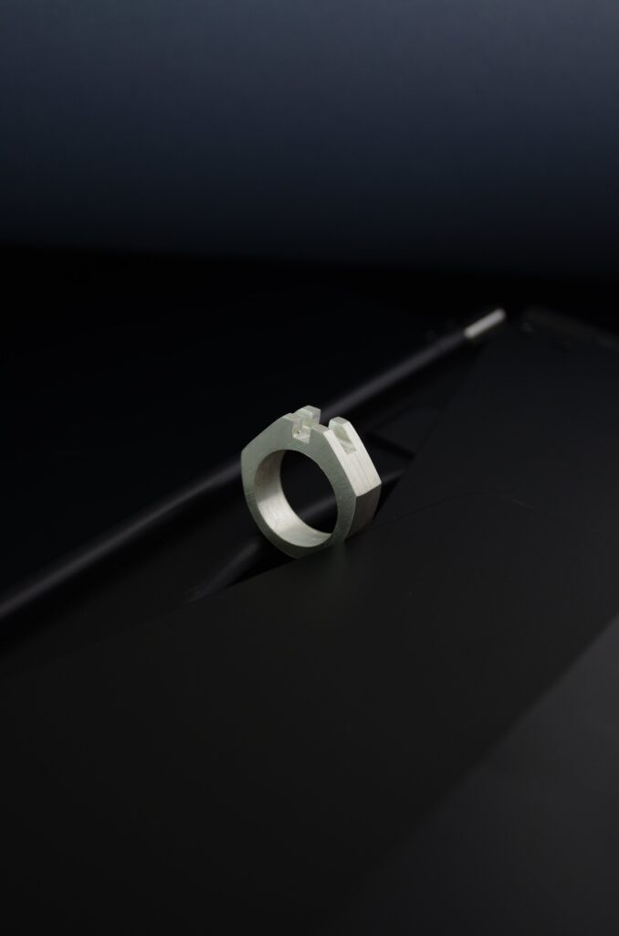 ELAT Silver Ring