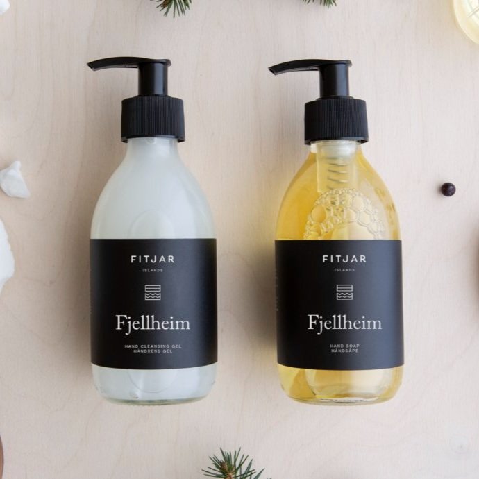 Fjellheim Hand Soap + Hand Sanitiser, Fitjar Islands