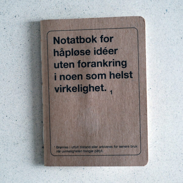 Notebook Main med Bart Hopeless ideas
