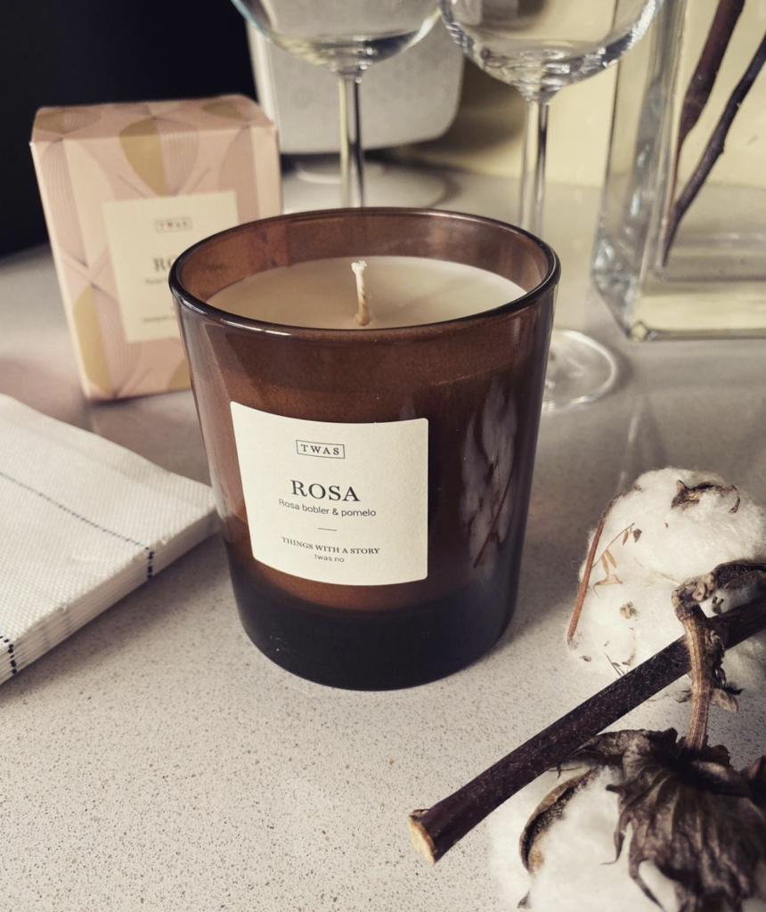 Scented Candle Rose, TWAS