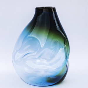 Lava Petrol Vase, Sigrid Rostad