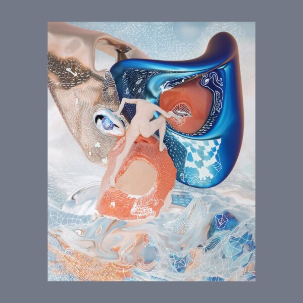 It Doesn't Help Me Blanco, art print by axel_jenny - Bilde 2