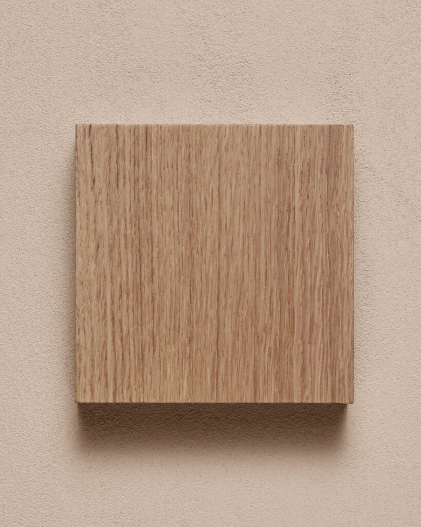 KLOSS Single Light Switch 2-Pole - Natural Oak