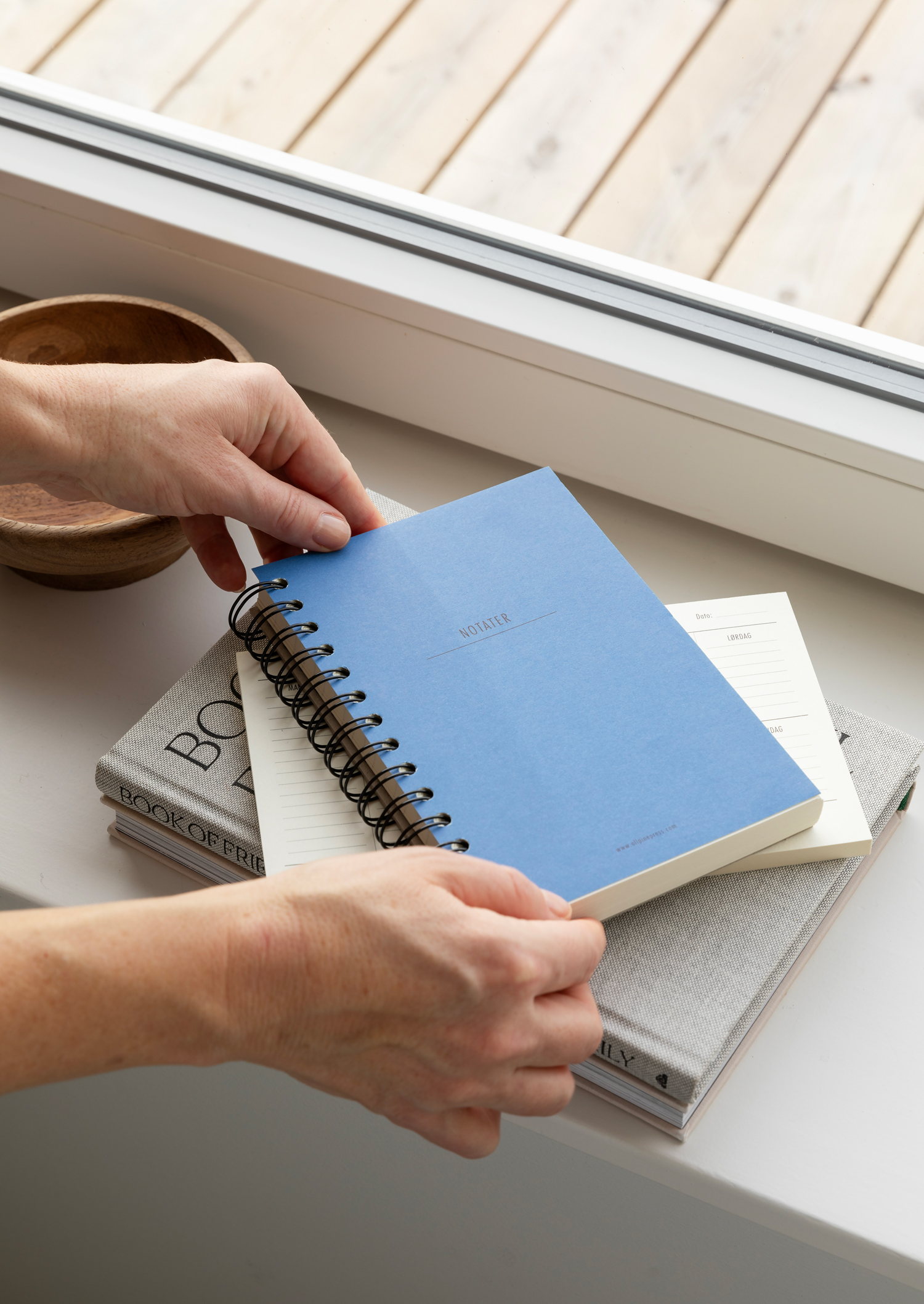 Spiral bound notebook
