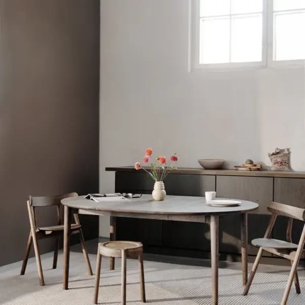 Expand dining table round - Bilde 5