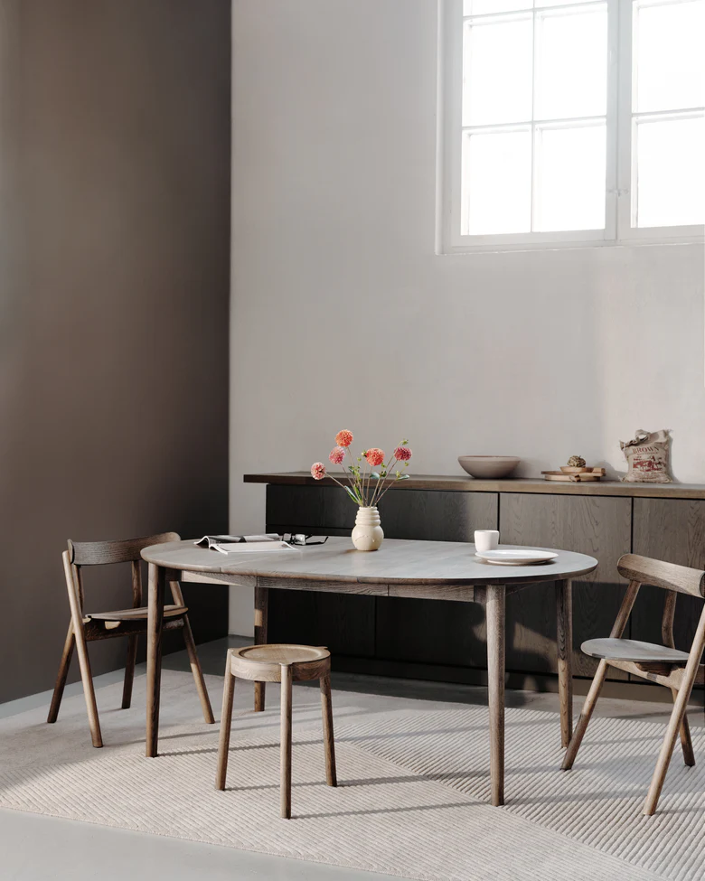 Expand dining table round - Bilde 5