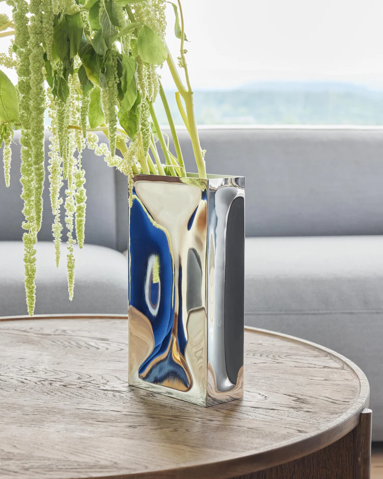 Into vase