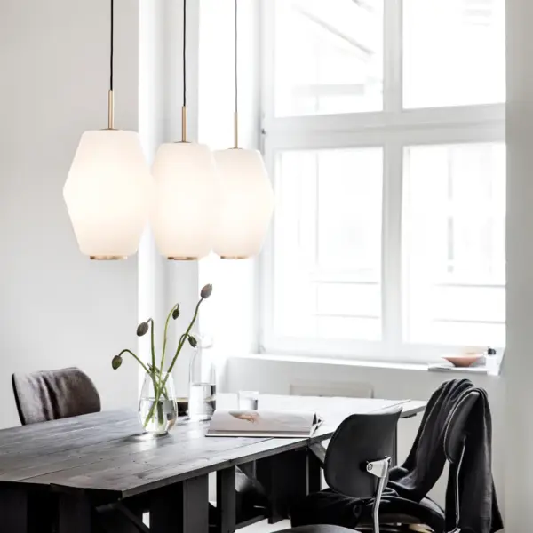 Dahl Brass Pendal Lamp