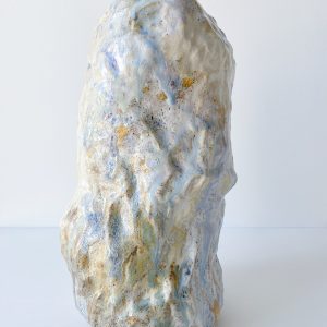 Vase med blå elv / Vase with blue streams