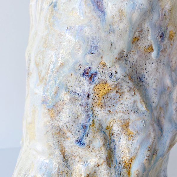 Vase med blå elv / Vase with blue streams - Bilde 3