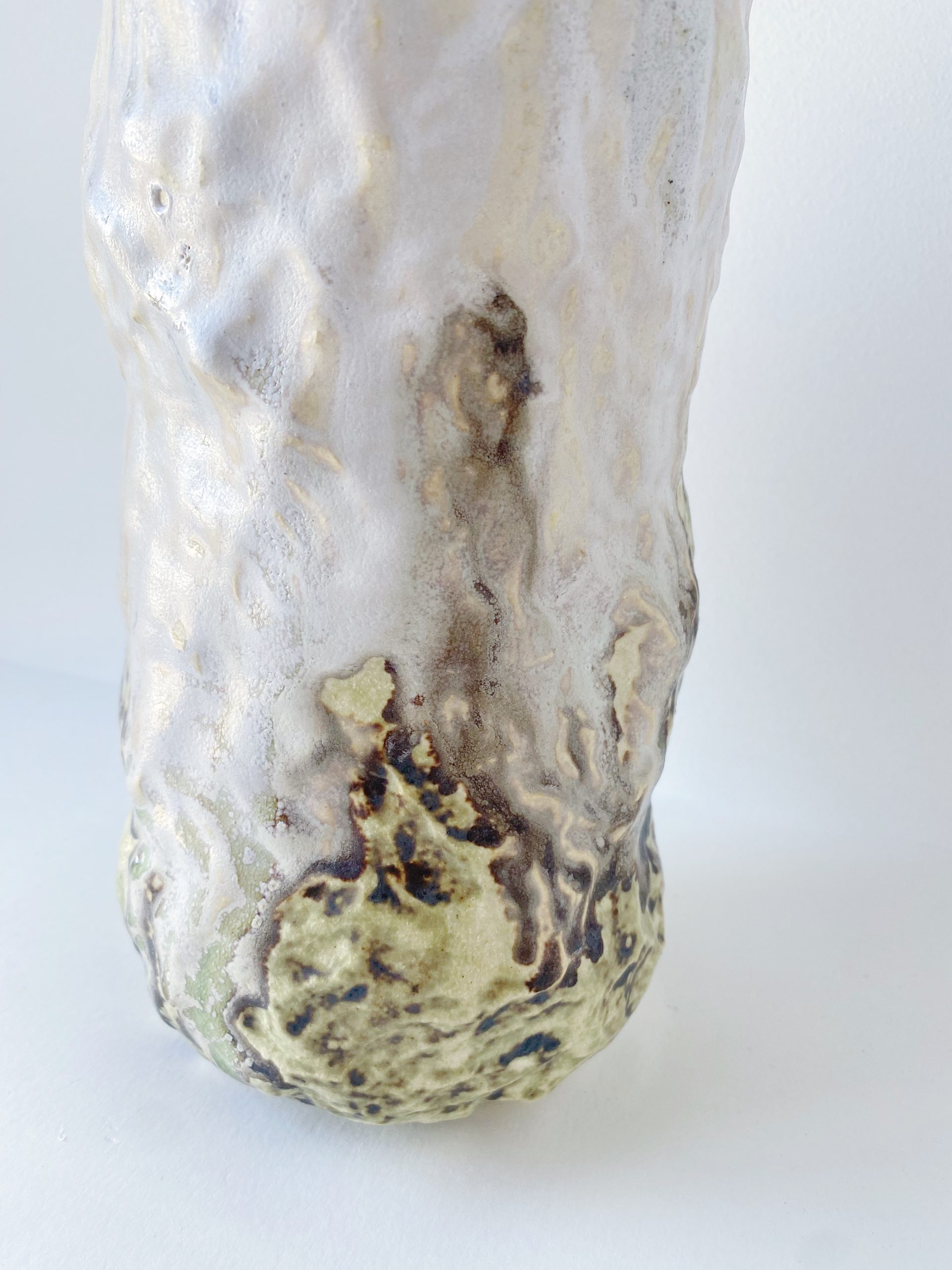 Vase med kobbergrønt / Vase with copper green