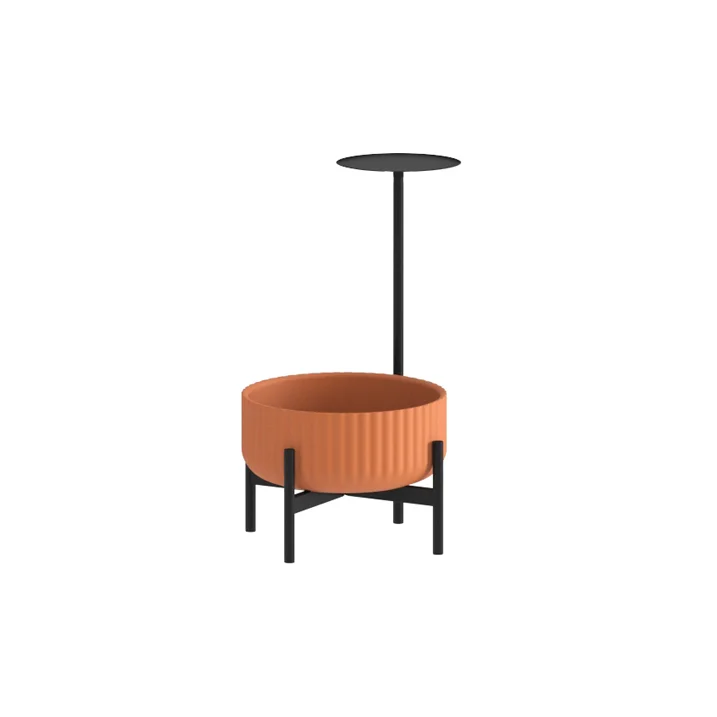 Klorofyll Round Table – Low Base + Low Planter