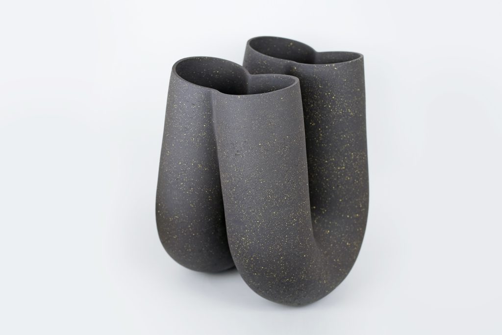 Black form sculpture