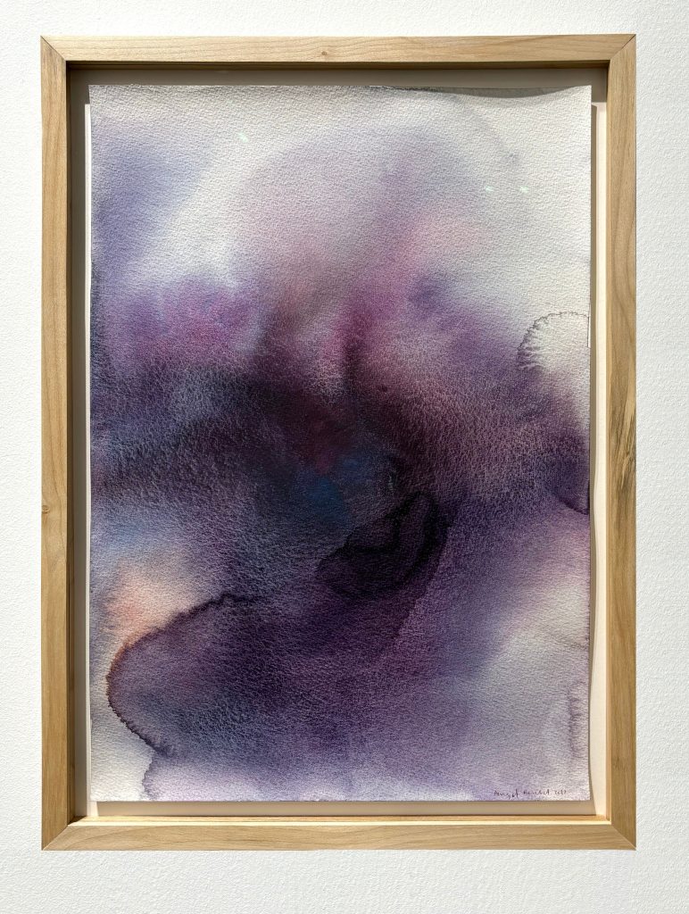 Purple cloud painting
