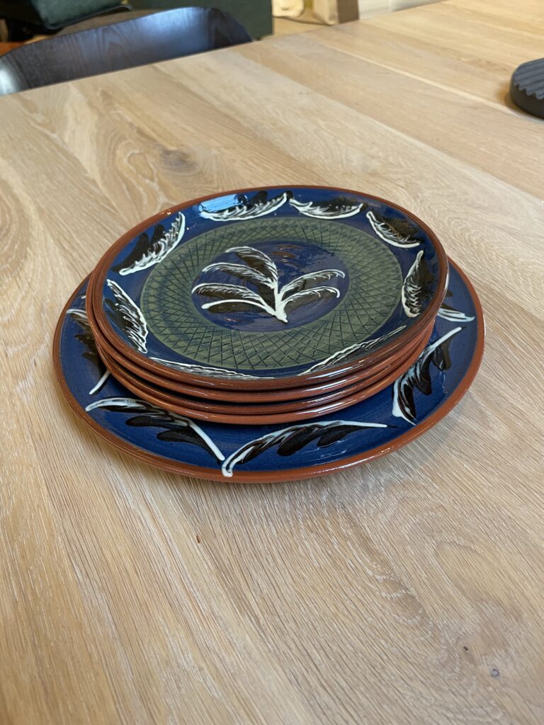 Handmade vintage tableware