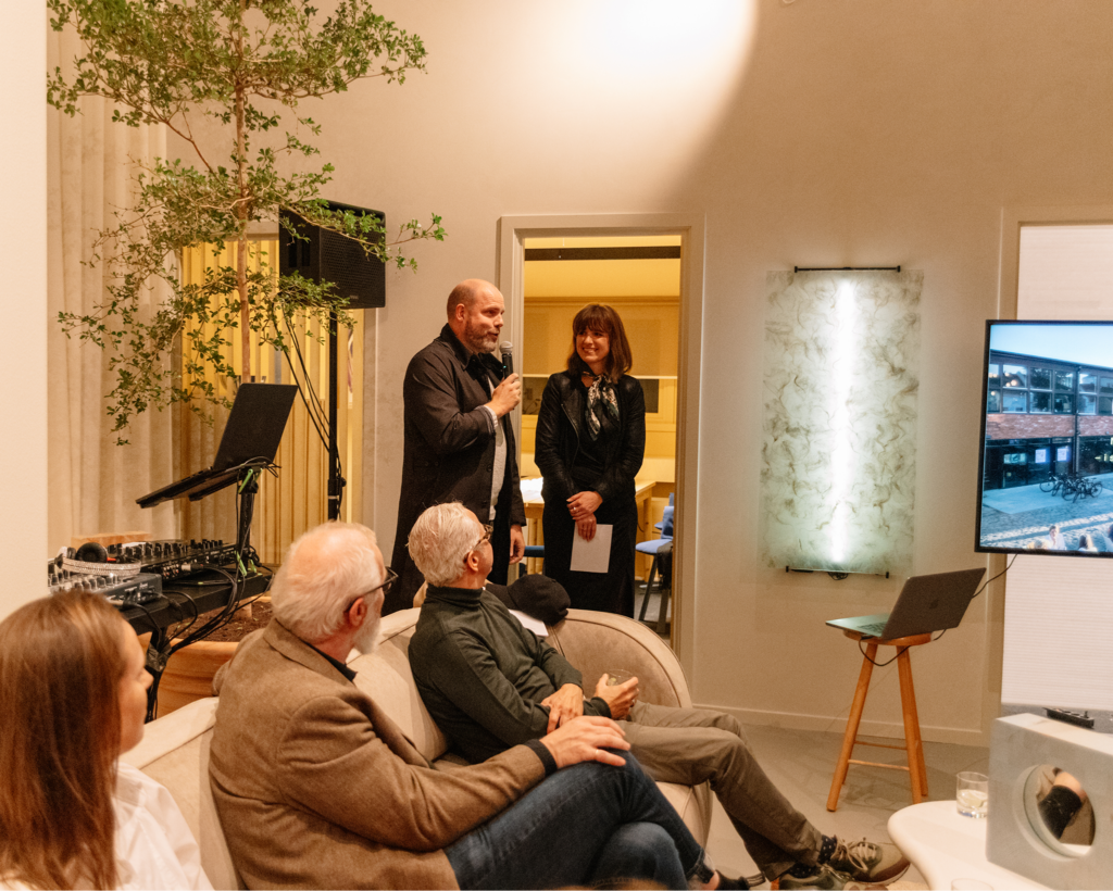 Showroom opening bilde fra Severin Døcker