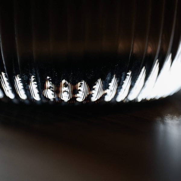 Table noir glass