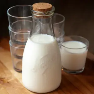 Melkemugge med kork