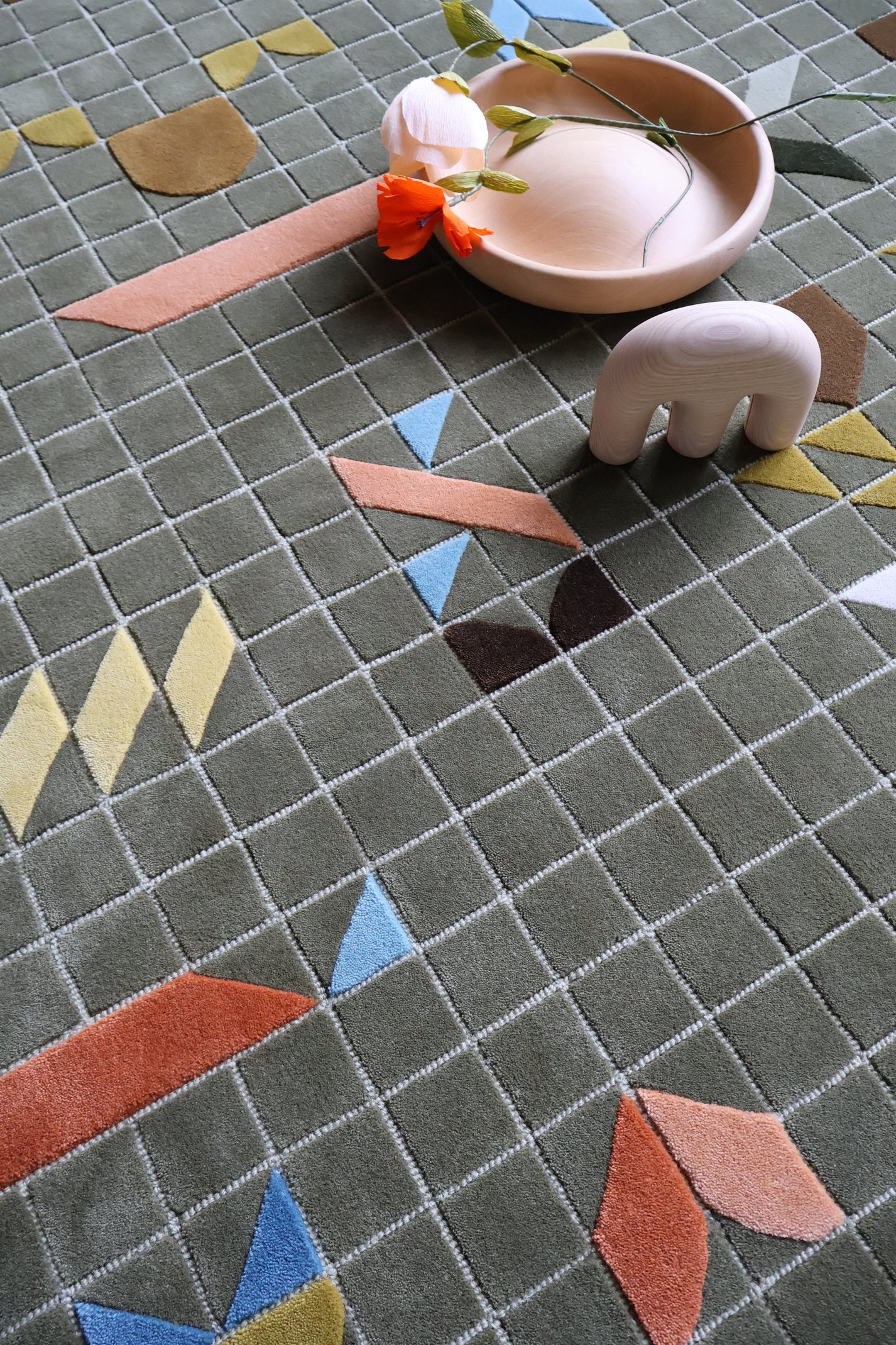 Trace Green Carpet by Volver