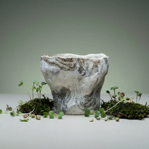 Sandstone Cup Light by Marthine Spinnangr