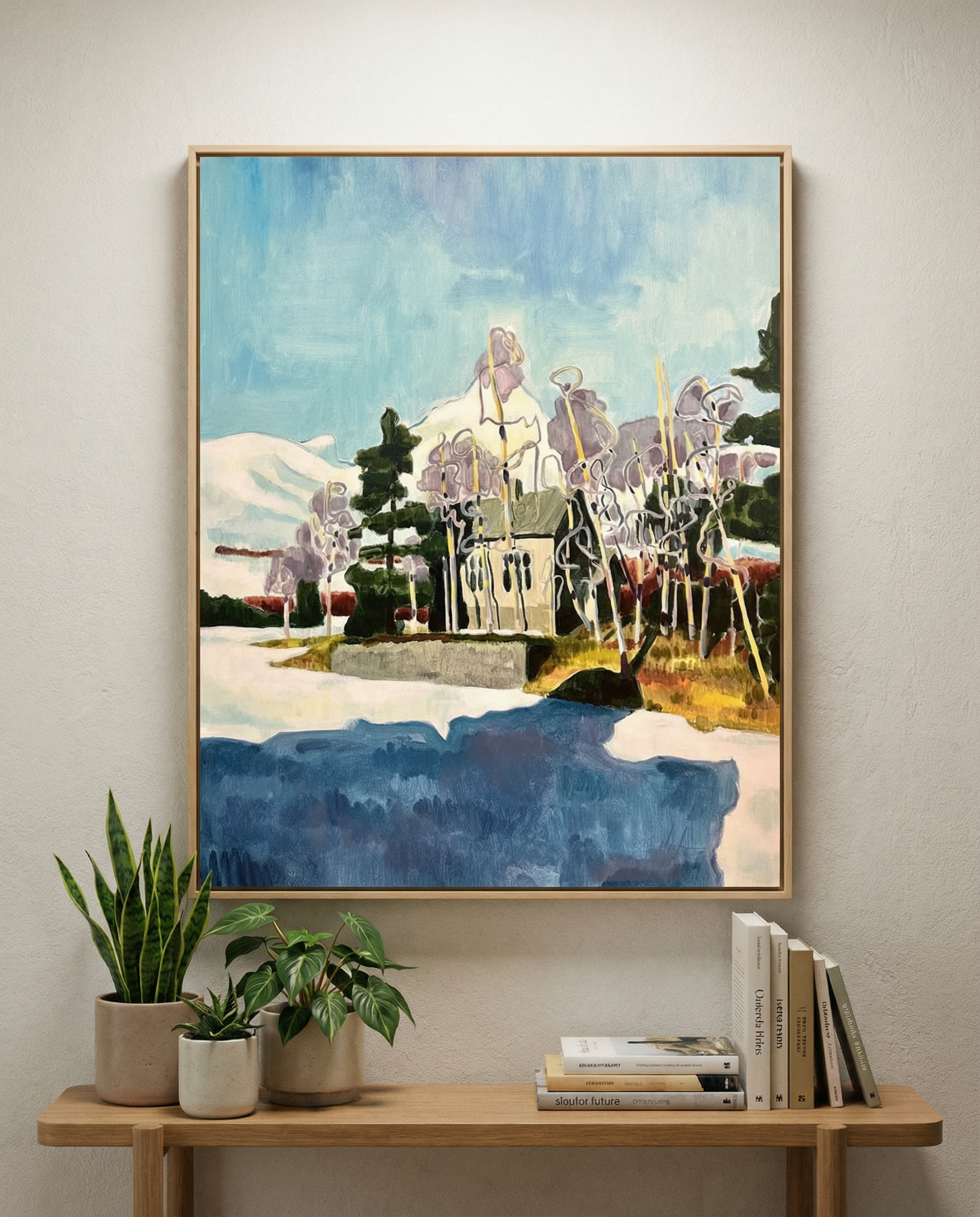 62°10’55.4”N 6°75’01”E kunst print