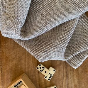 Linen mix Bath towel squares, Plesner Patterns