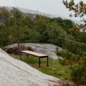 Ville AV28 bench designed by Anderssen & Voll for &Tradition