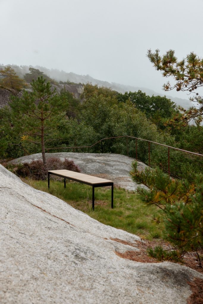 Ville AV28 bench designed by Anderssen & Voll for &Tradition