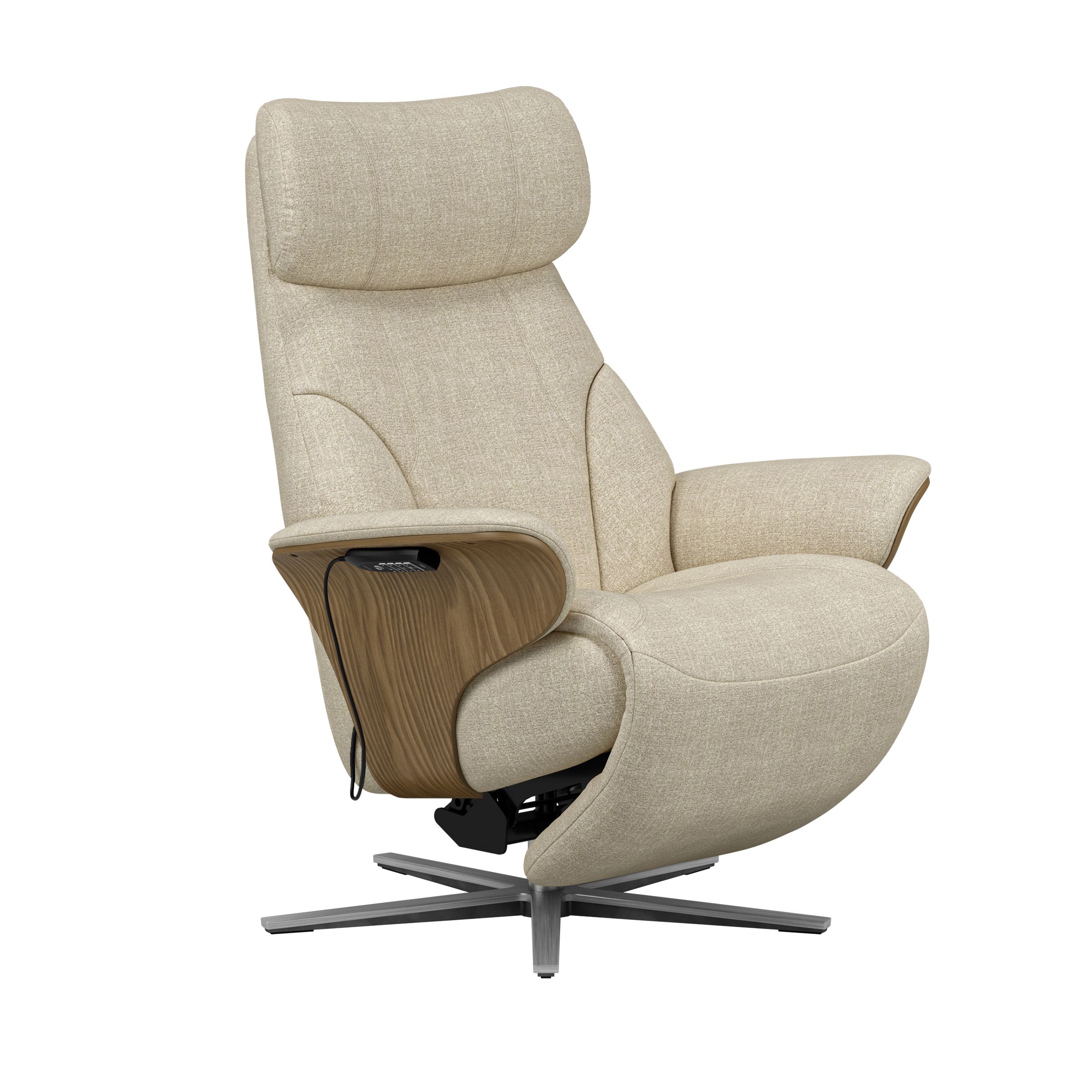 Adam lenestol i Bloom Offwhite tekstil til moderne stue av Stressless