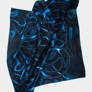 Lightweight, breathable bandana in a silk–cotton blend for movement.