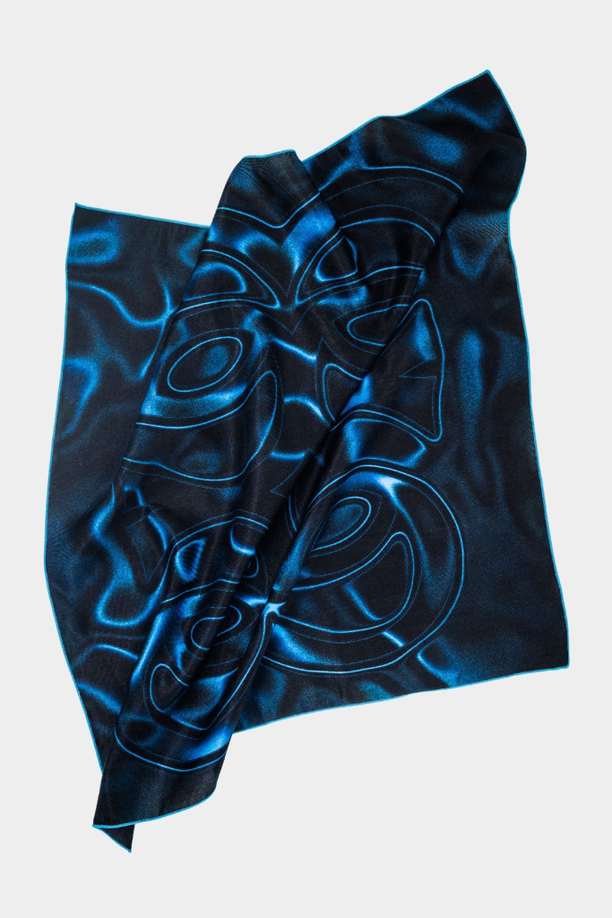 Lightweight, breathable bandana in a silk–cotton blend for movement.