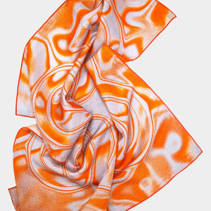 Lightweight, breathable bandanas in a silk–cotton blend for movement