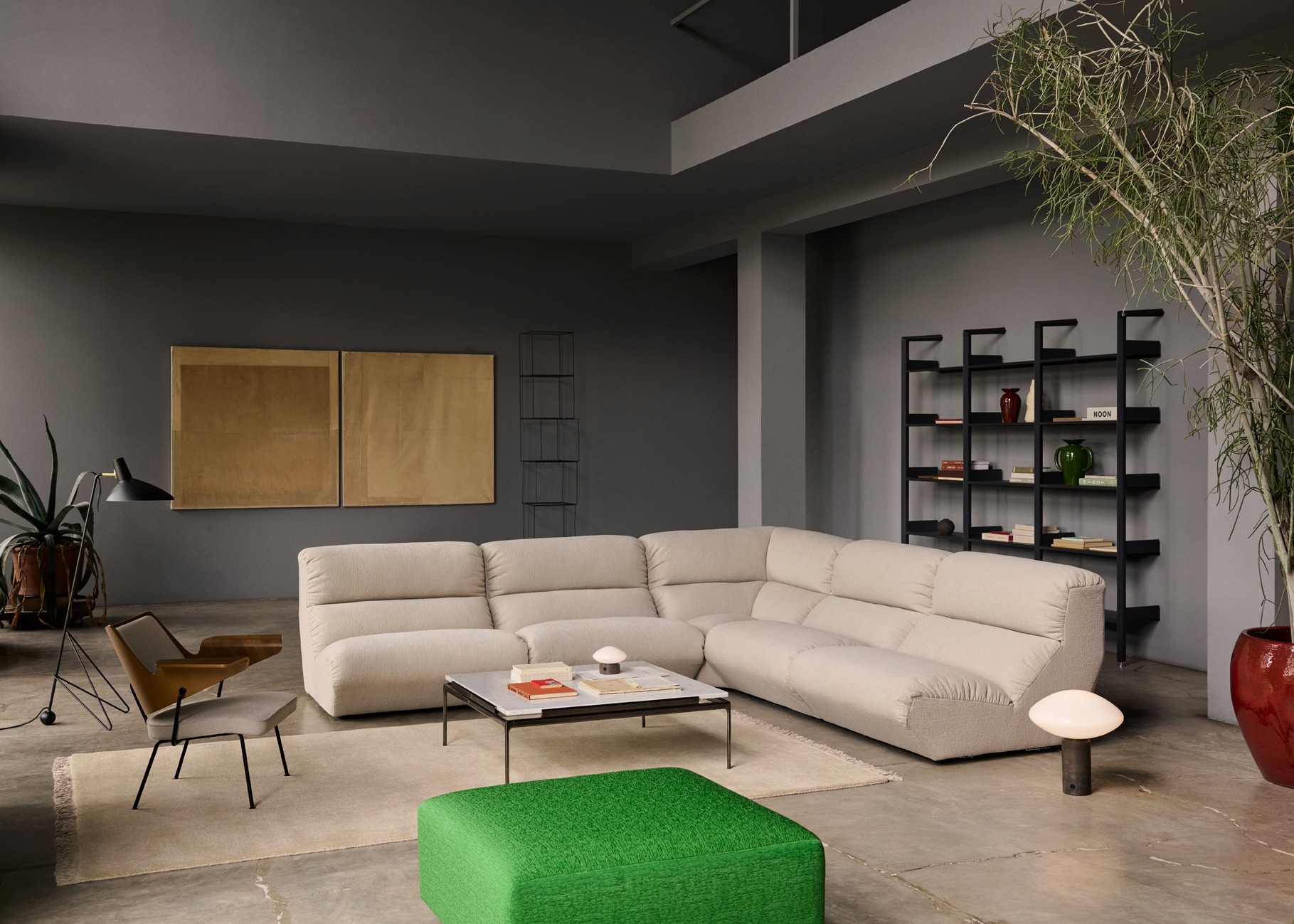 Hi Lo AV54 Sofa from &Tradition, designed by Anderssen & Voll.