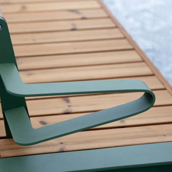 Street bench with backrest - Torsteinsen Design