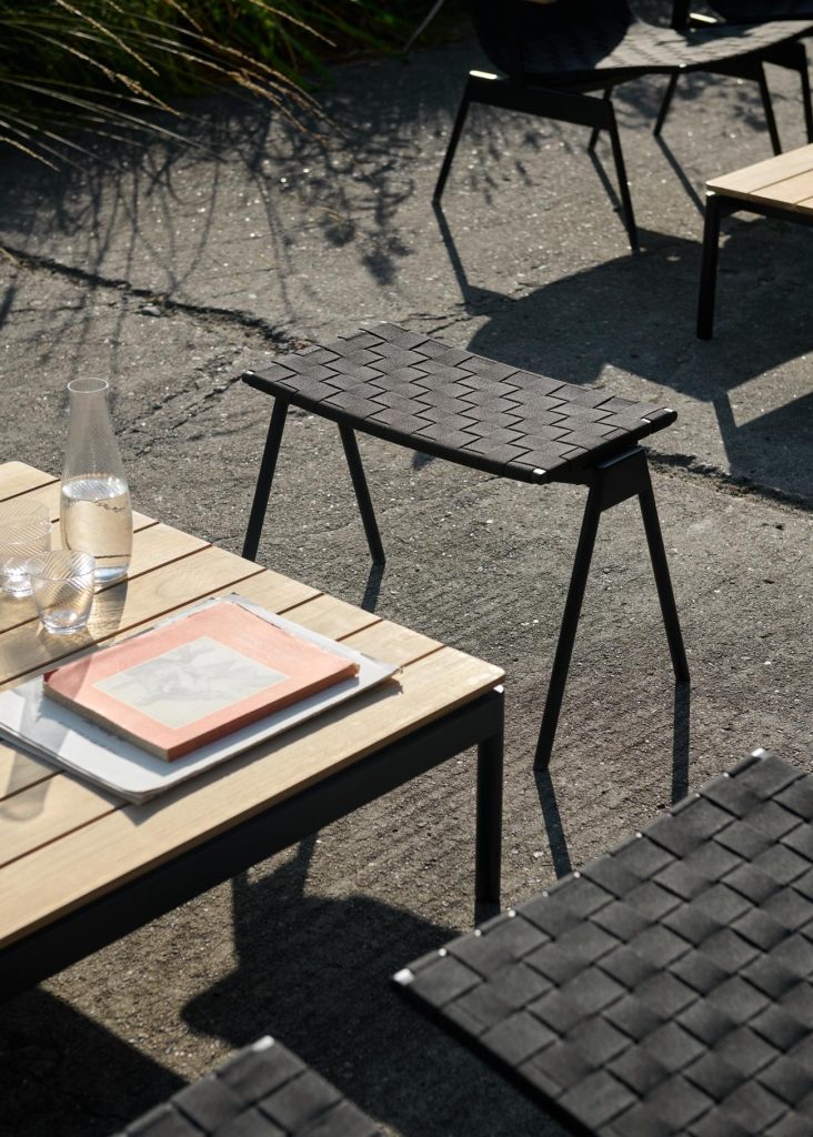 Ville lounge chair footstool, designed by Anderssen &amp; Voll for &amp;Tradition