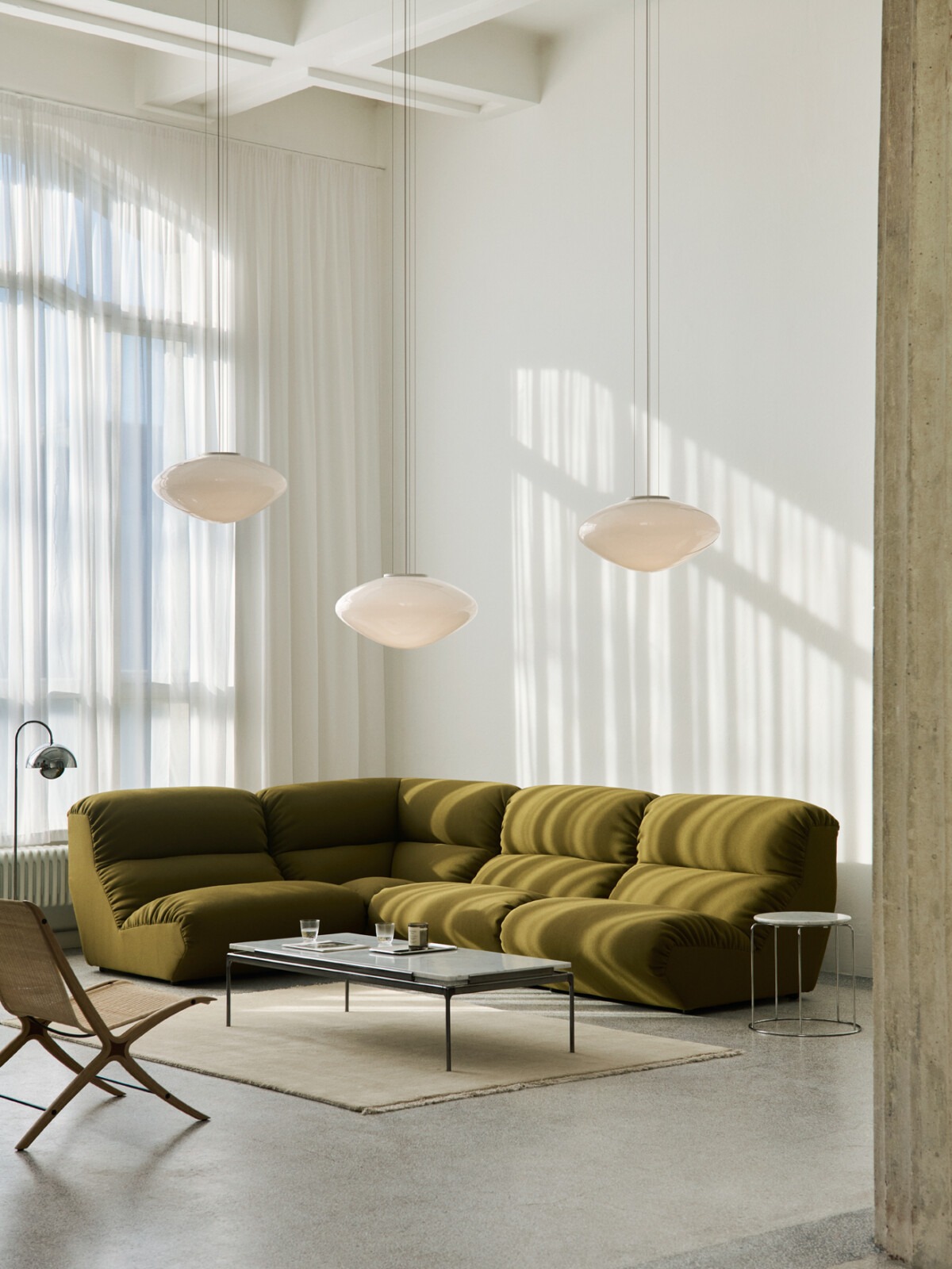 Hi Lo AV54 Sofa from &Tradition, designed by Anderssen & Voll.