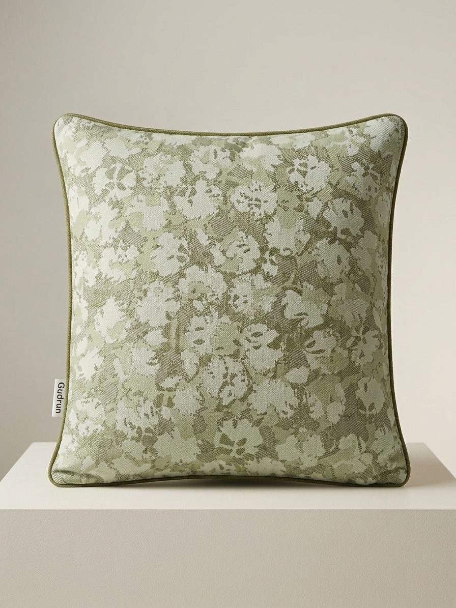 Bella Grønn Pute 50×50 cm