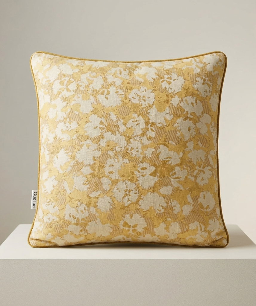 Bella Yellow Cushion 50x50 cm