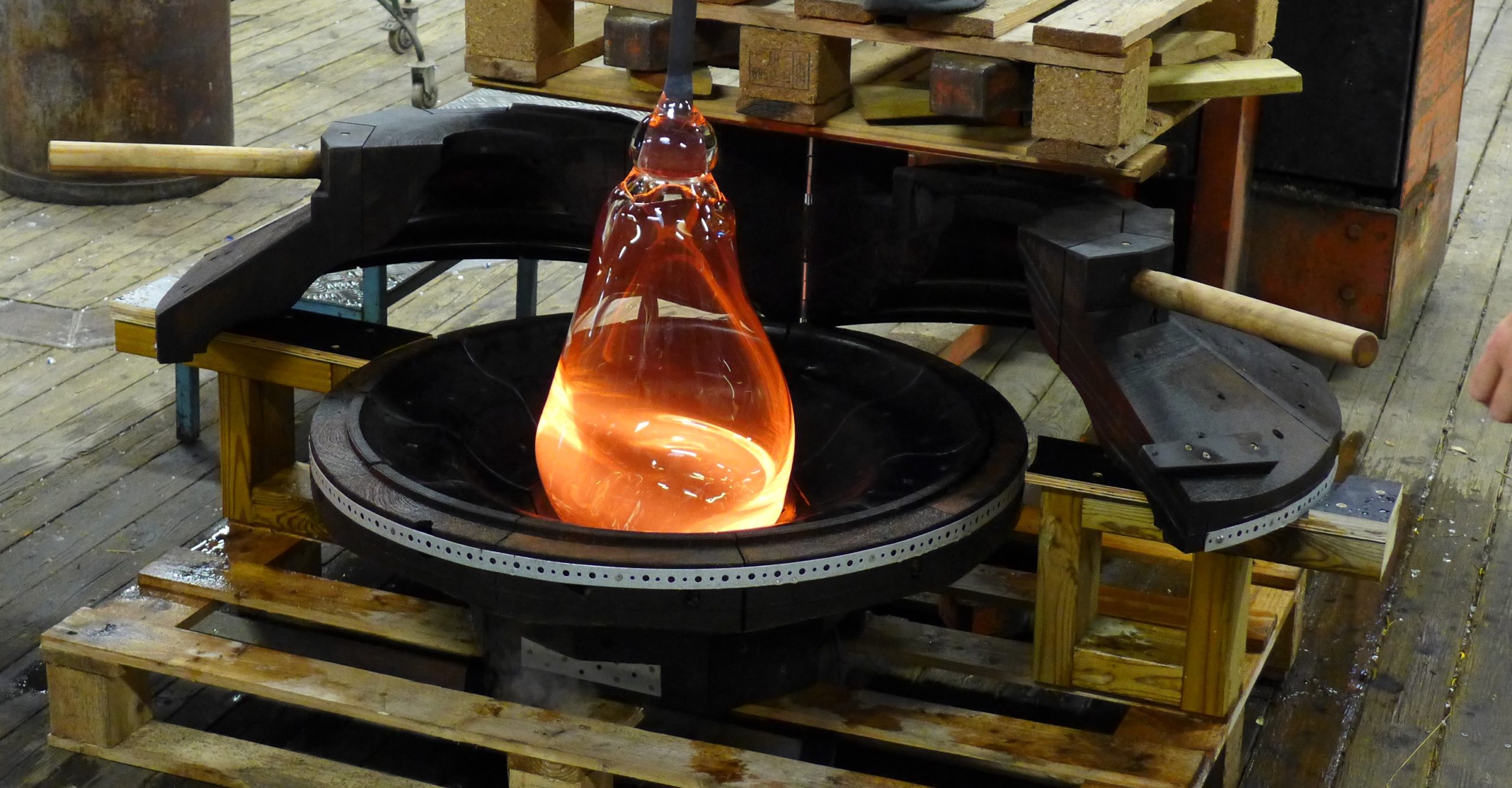 Not just another dome - Glass ceiling lamp designed and made by House of Holmendal