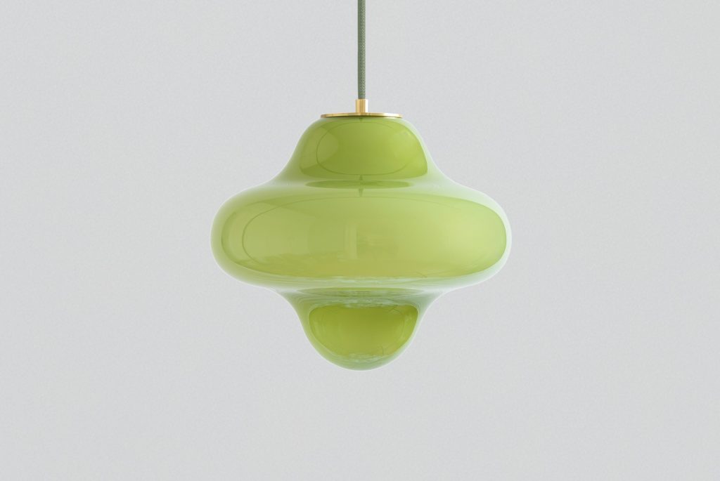 Marshmallow glass ceiling lamp designed by House of Holmendal