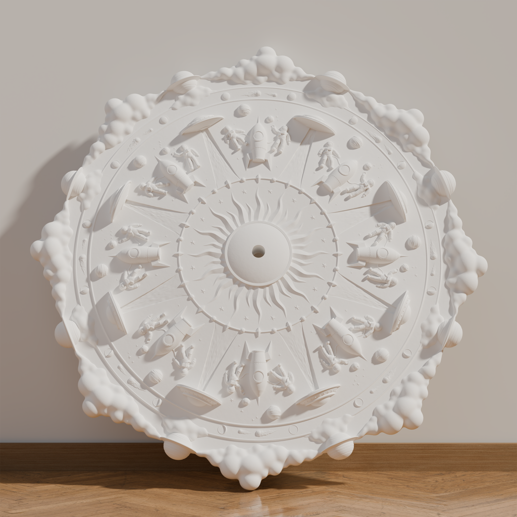 Cosmica ceiling rose