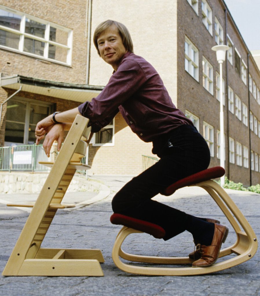 Tripp Trapp Chair designed by Peter Opsvik for Stokke