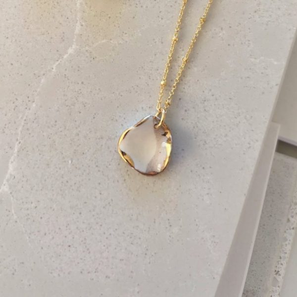 UVÆR Skjær porcelain necklace